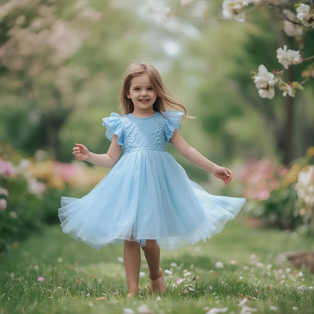 Cute Blue Dress Captions for Instagram