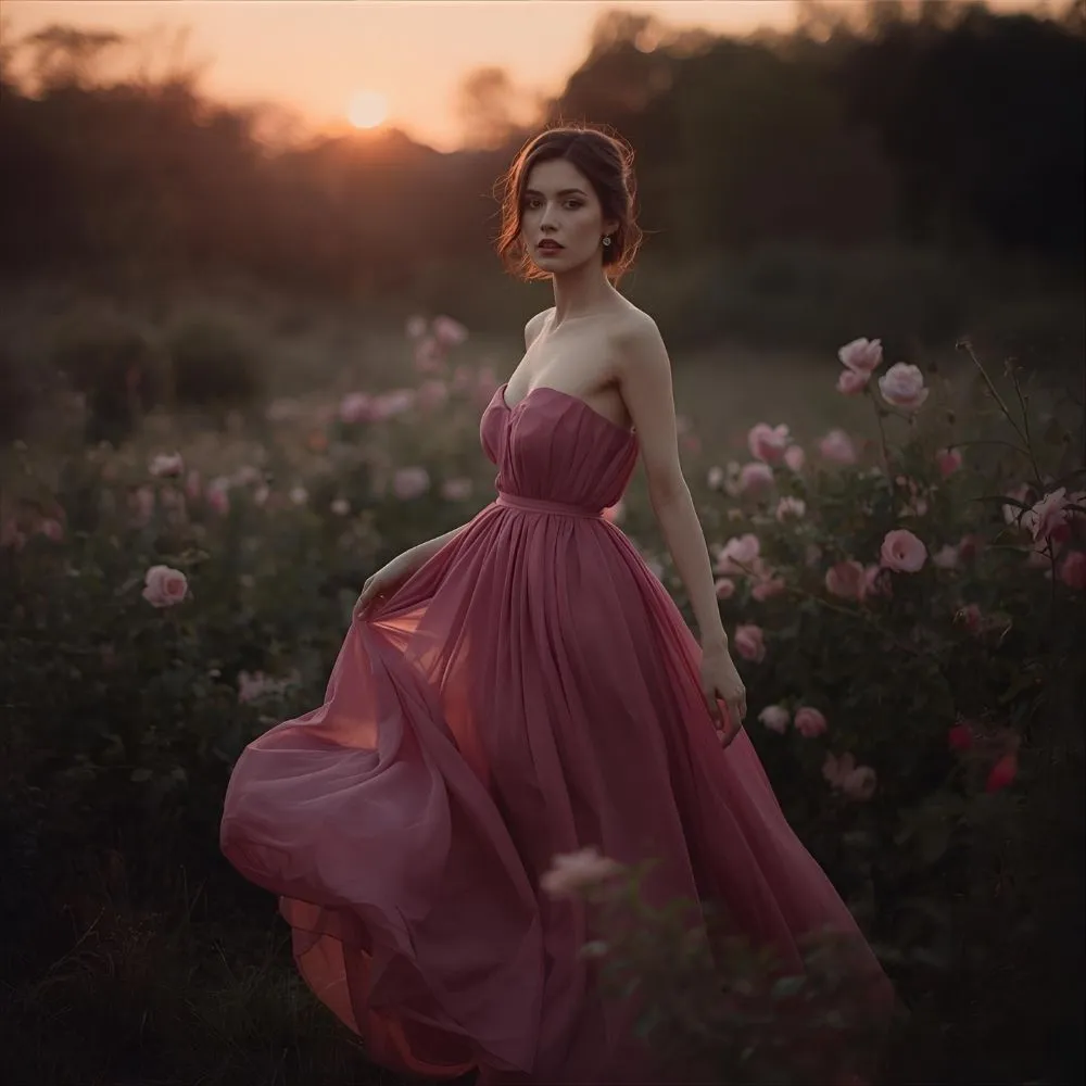 Aesthetic Pink Dress Captions