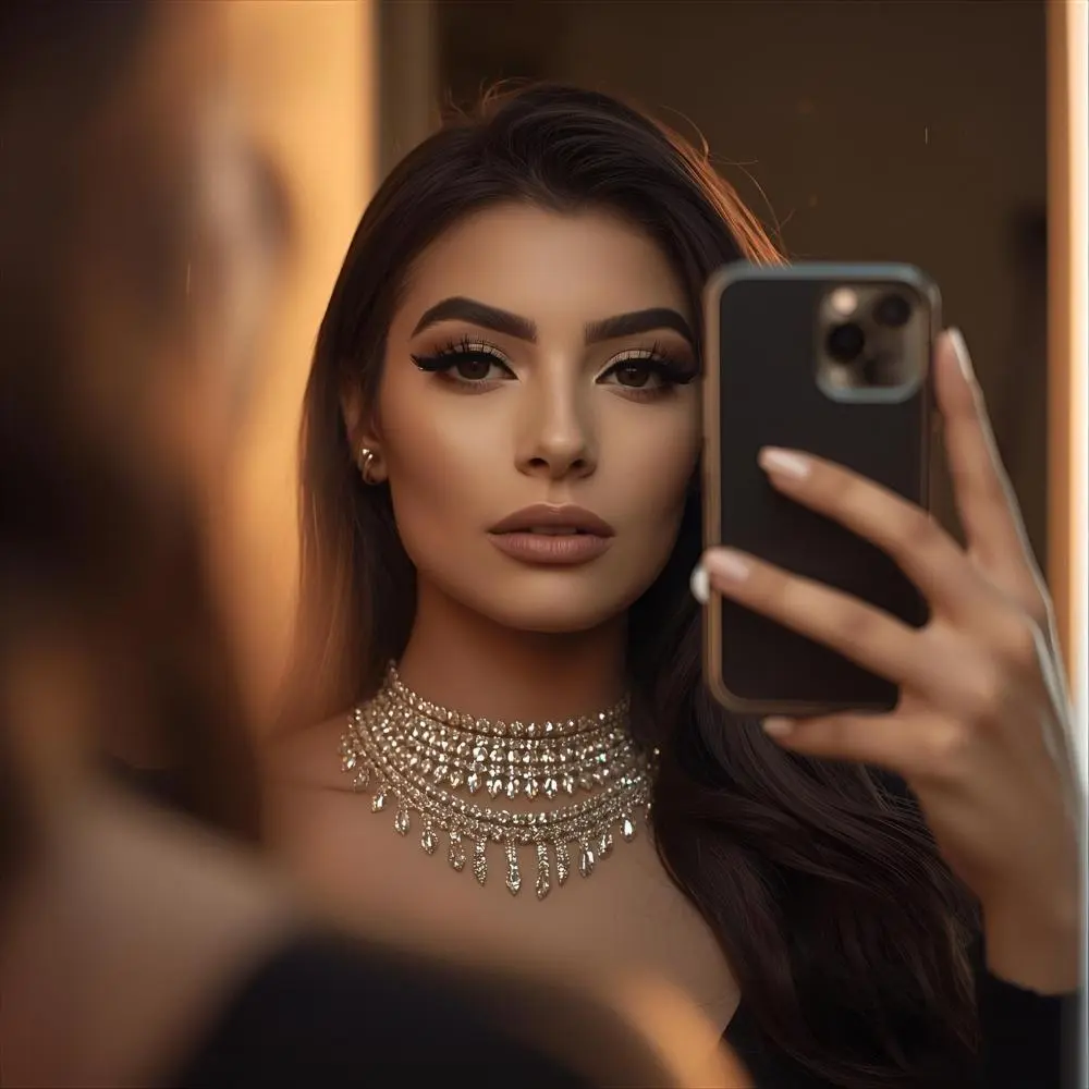 Best Necklace Captions for Selfies