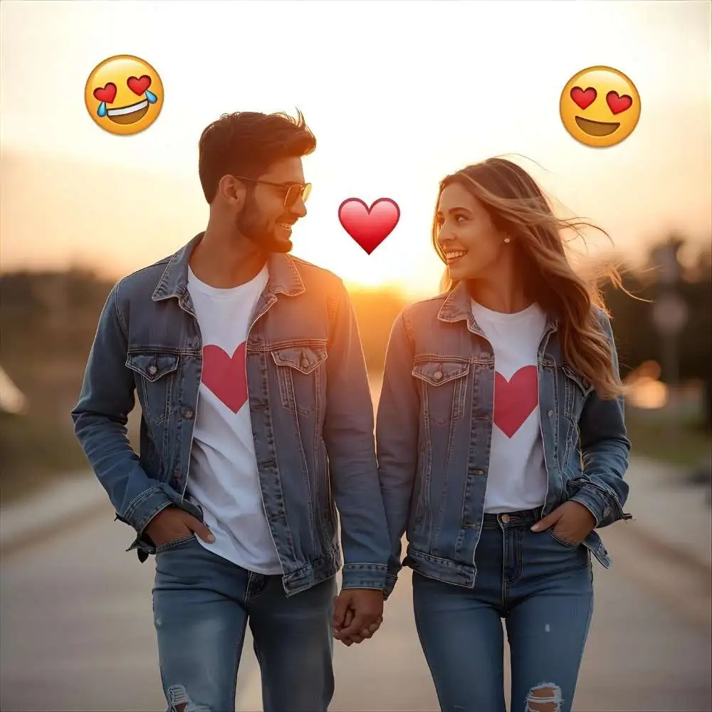 Couple Matching Outfit Captions for Instagram