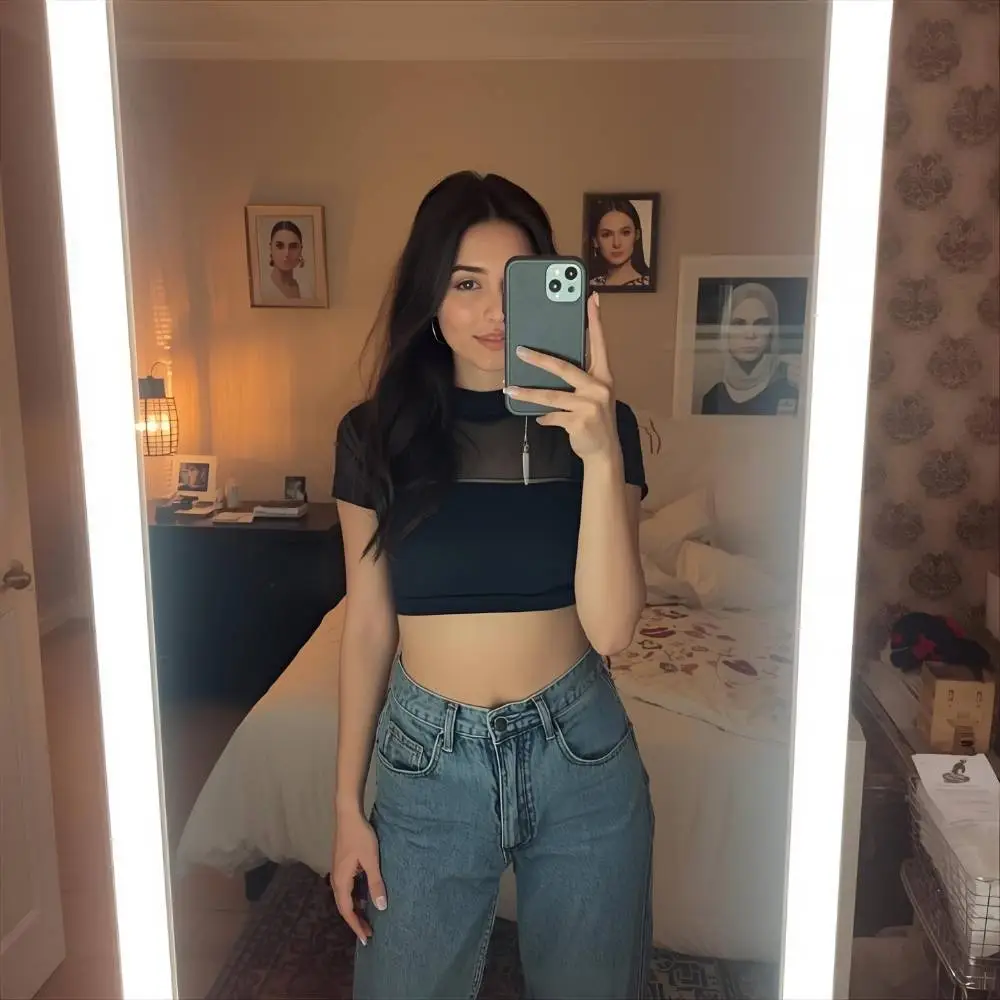 Denim Selfie Captions for Instagram