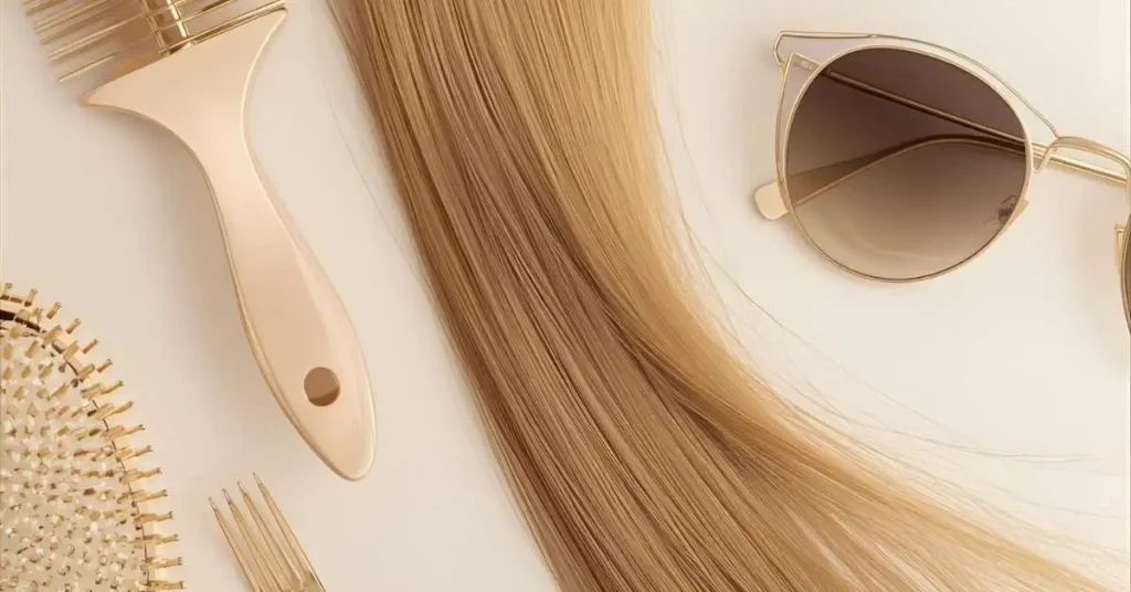 Short Highlight Hair Captions