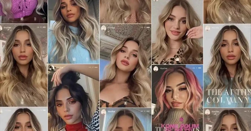 Trending Highlight Hair Captions