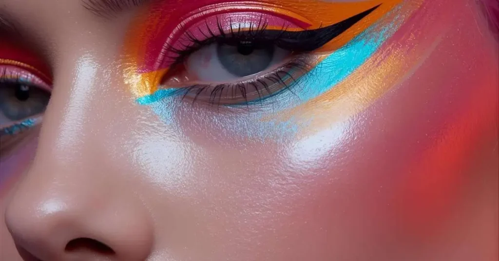 BOLD EYE MAKEUP CAPTIONS