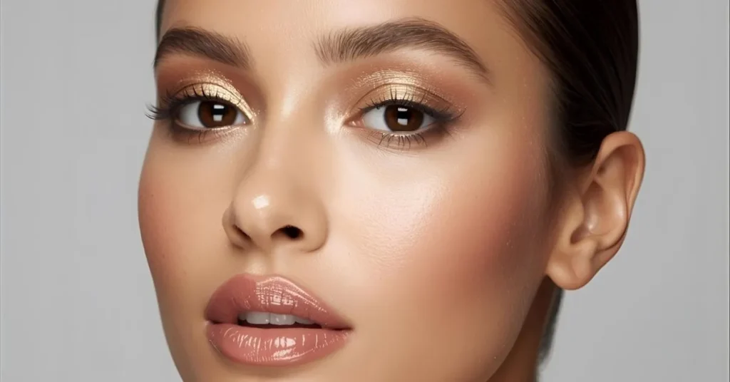 Glam Simple Makeup Captions for Instagram