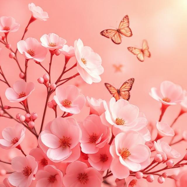 Floral Captions for Girls