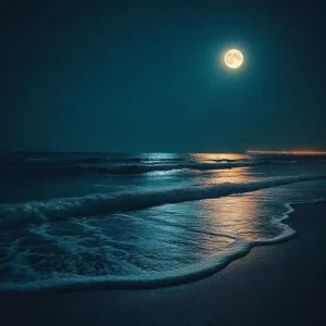 Night Beach Captions for Instagram
