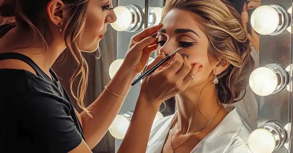 Romantic & Heartfelt Bridal Makeup Captions