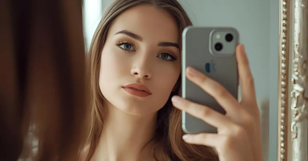 Selfie Simple Makeup Captions for Instagram