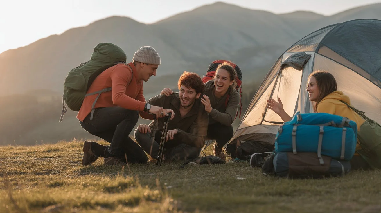 Funny Camping Captions